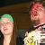 Marc Mandrake and Ferrari celebrating Marc's OSPW title win on 12/20/03.